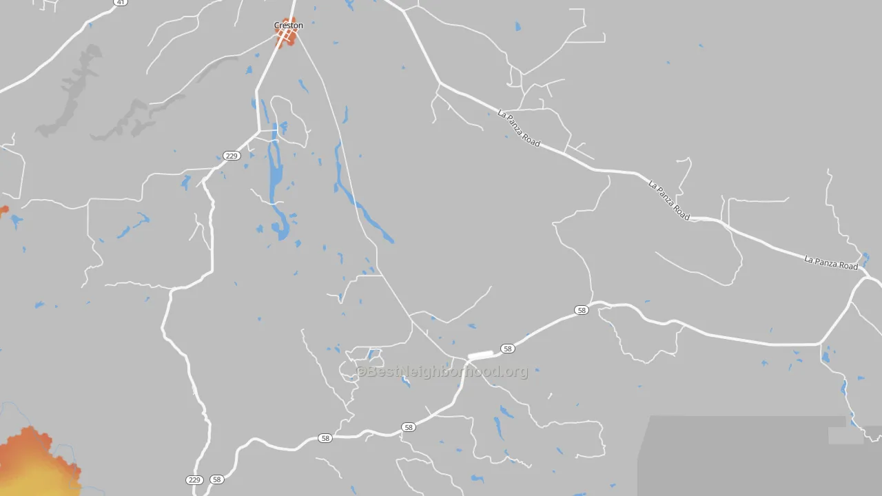 Bike Grade map of 93432, CA
