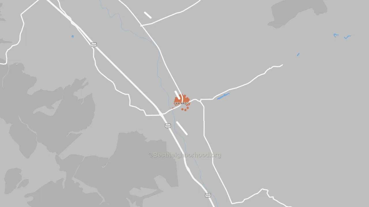 Bike Grade map of 93450, CA