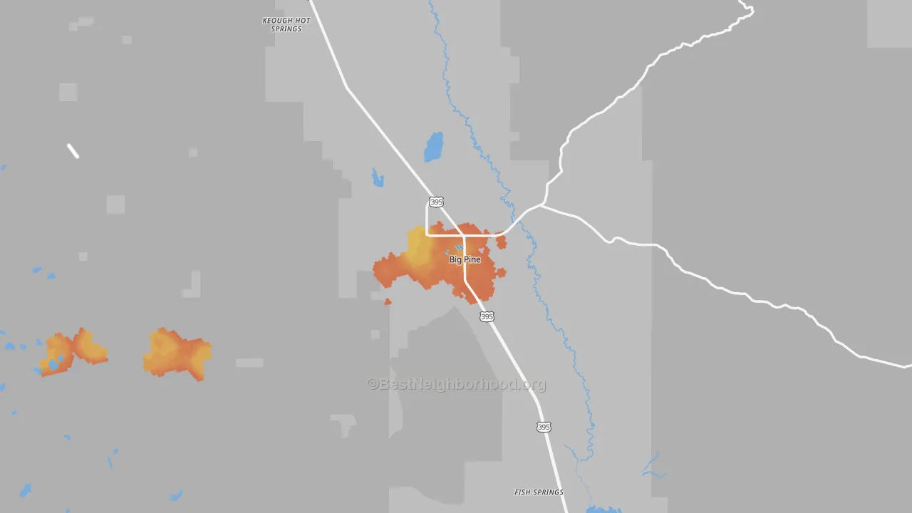 Bike Grade map of 93513, CA
