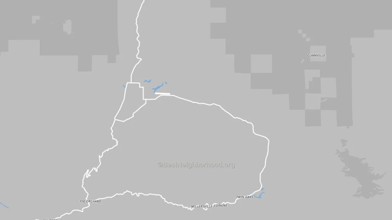Bike Grade map of 93518, CA