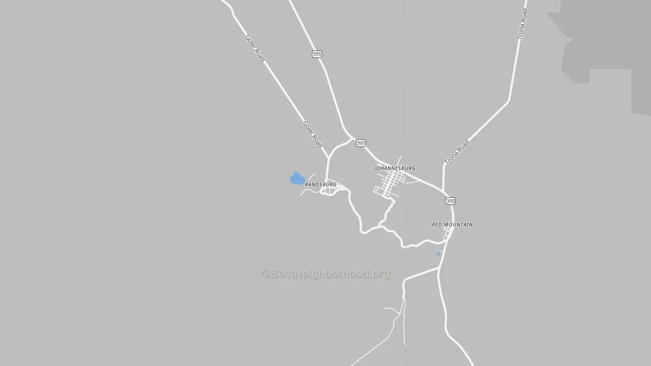 Bike Grade map of 93554, CA