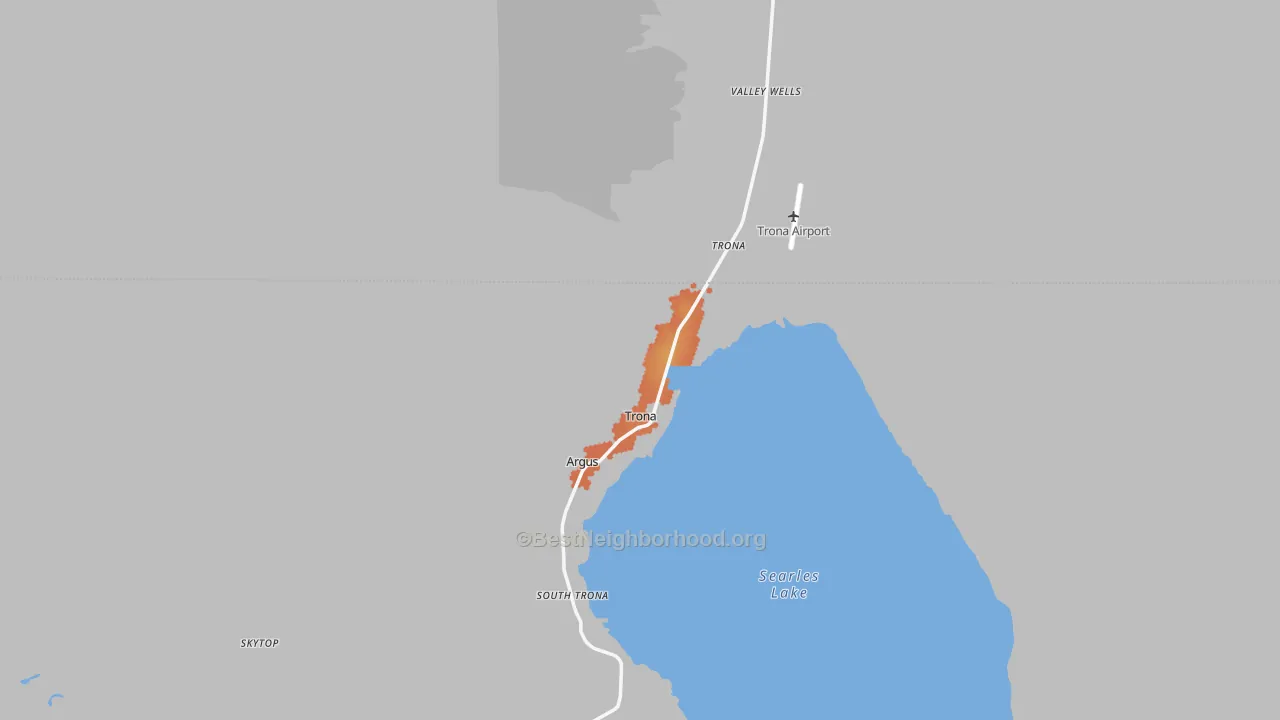 Bike Grade map of 93562, CA