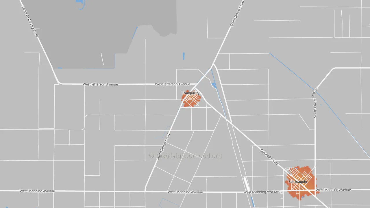 Bike Grade map of 93668, CA