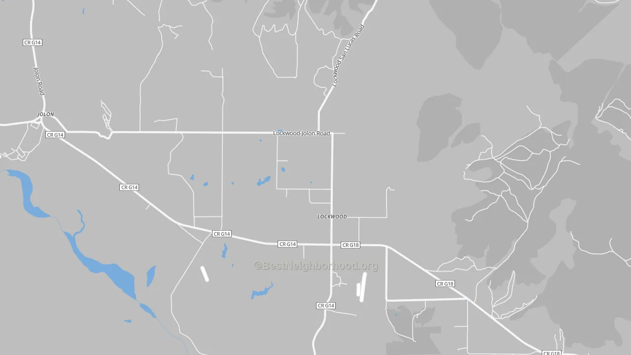 Bike Grade map of 93932, CA