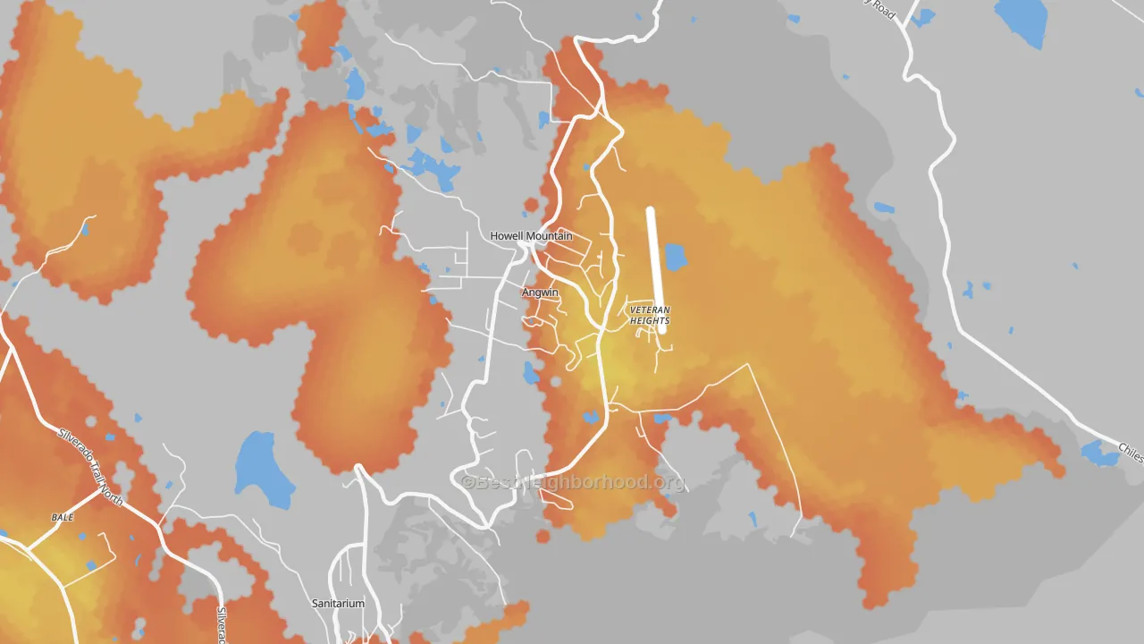 Bike Grade map of 94508, CA