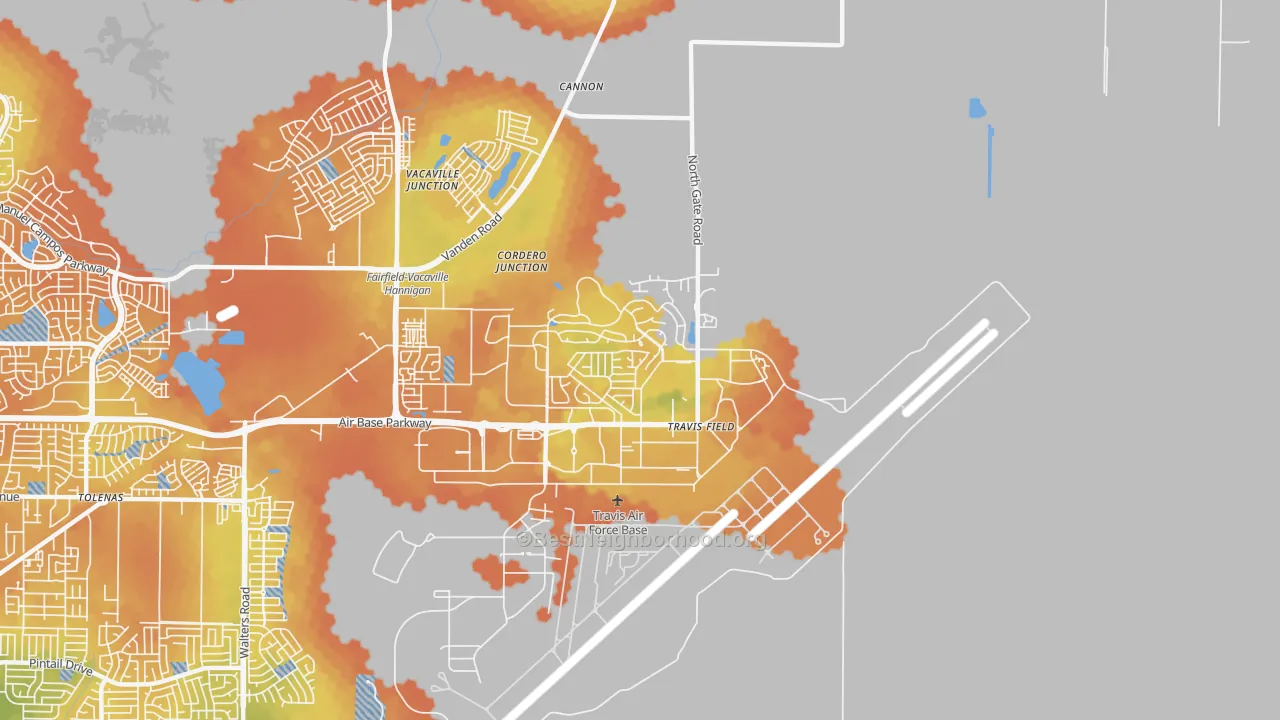 Bike Grade map of 94535, CA