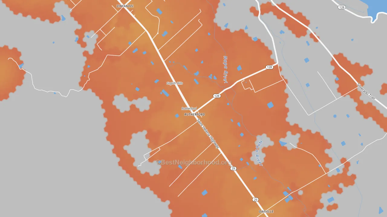 Bike Grade map of 94573, CA