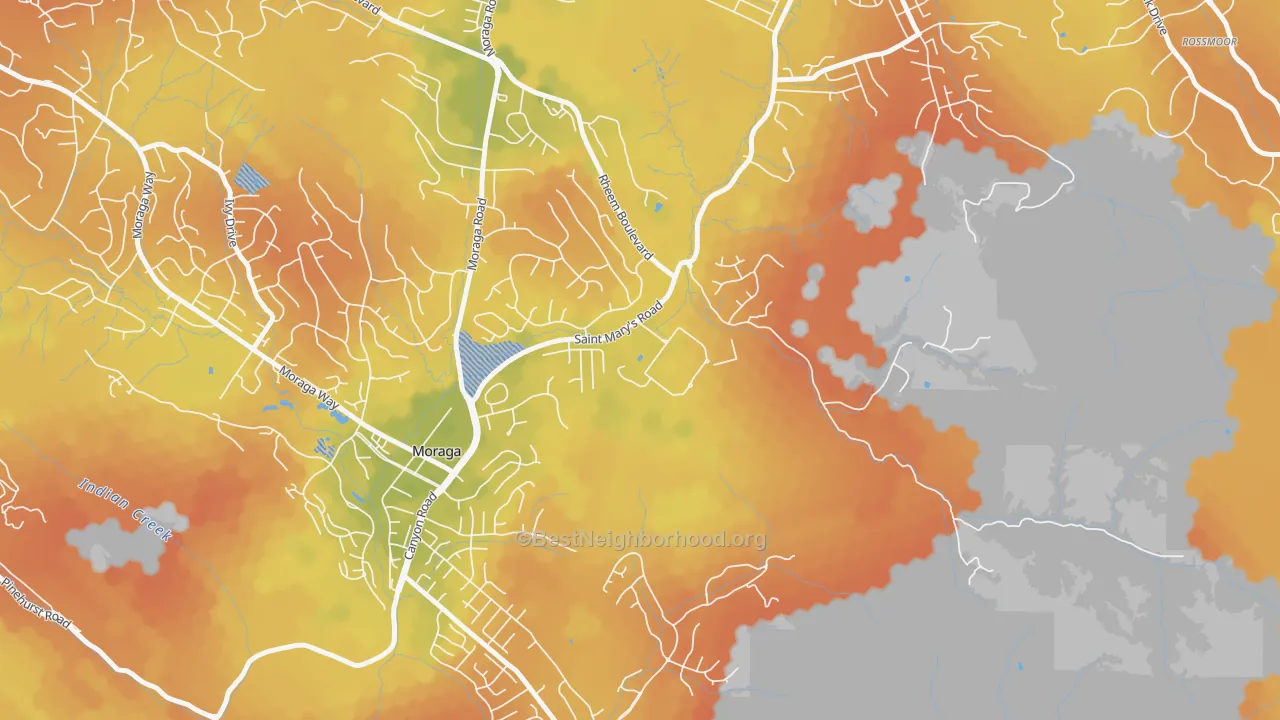 Bike Grade map of 94575, CA