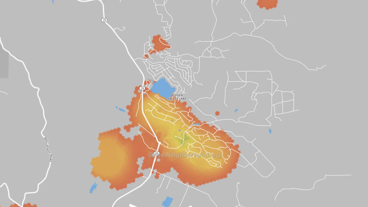 Bike Grade map of 95467, CA