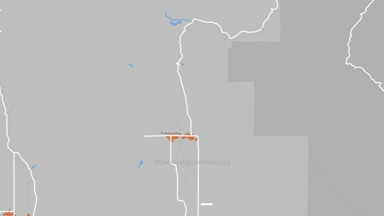 Bike Grade map of 95469, CA