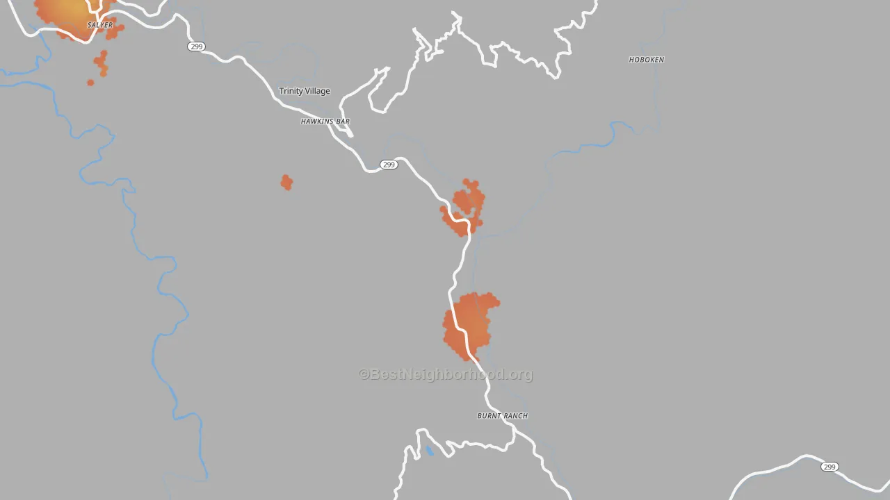 Bike Grade map of 95527, CA
