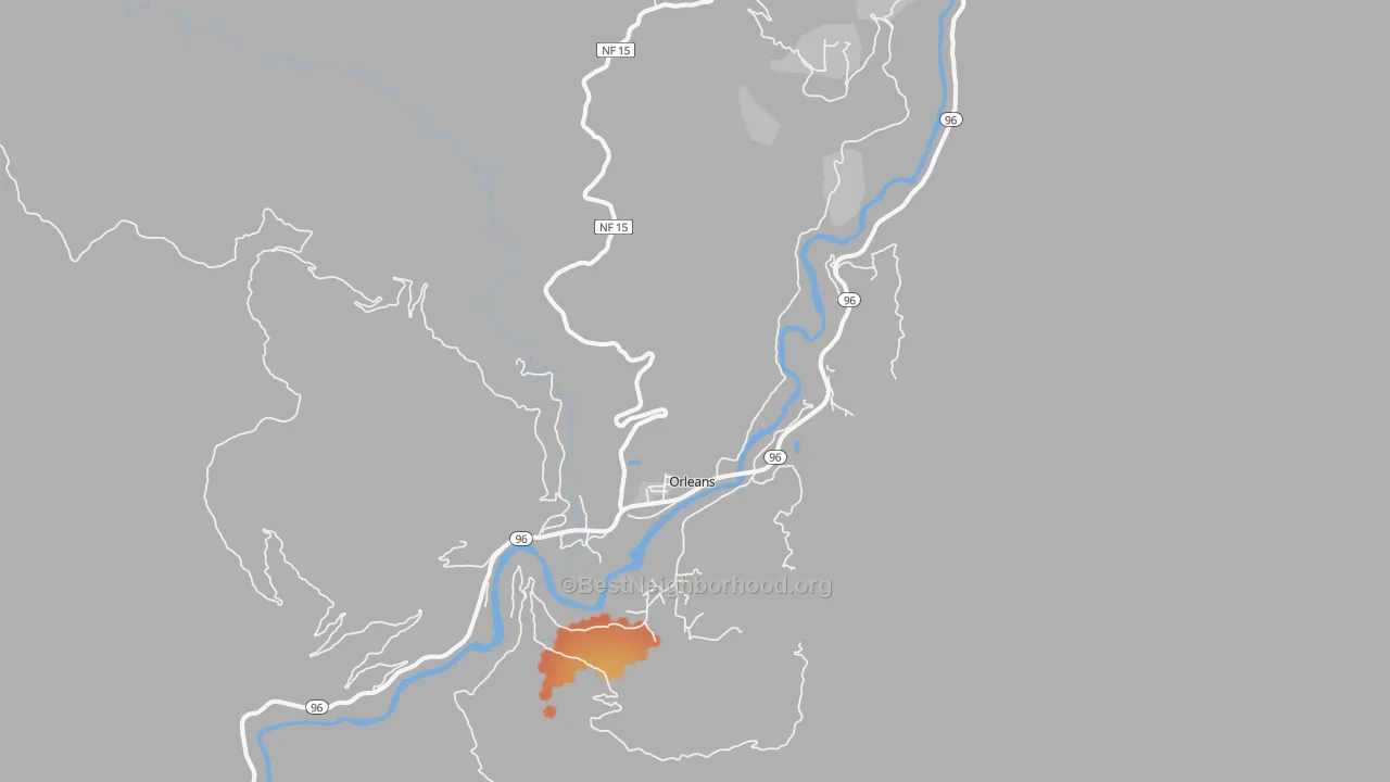 Bike Grade map of 95556, CA