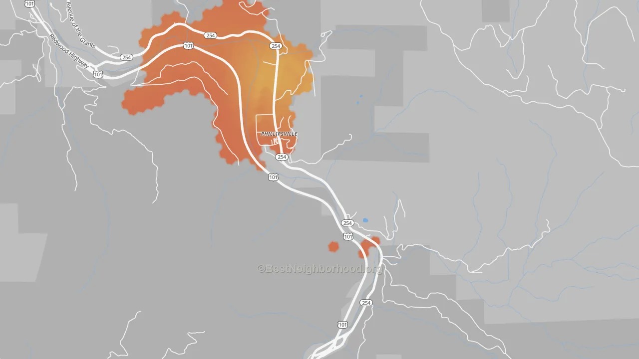 Bike Grade map of 95559, CA