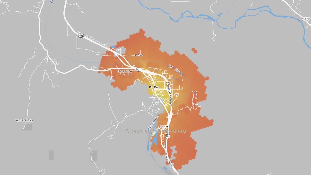 Bike Grade map of 95562, CA