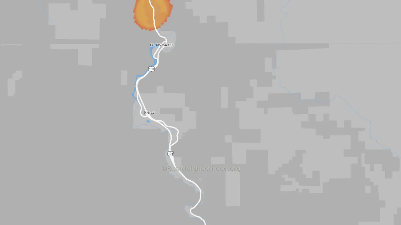 Bike Grade map of 95587, CA