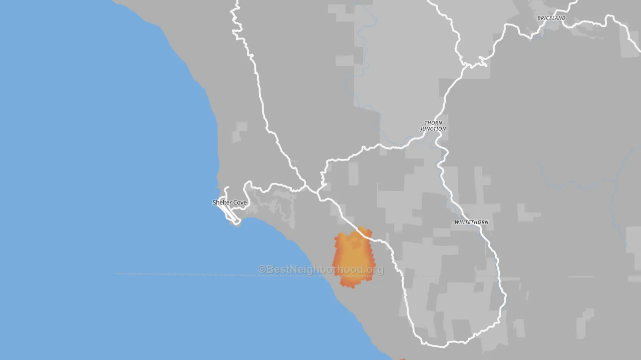 Bike Grade map of 95589, CA