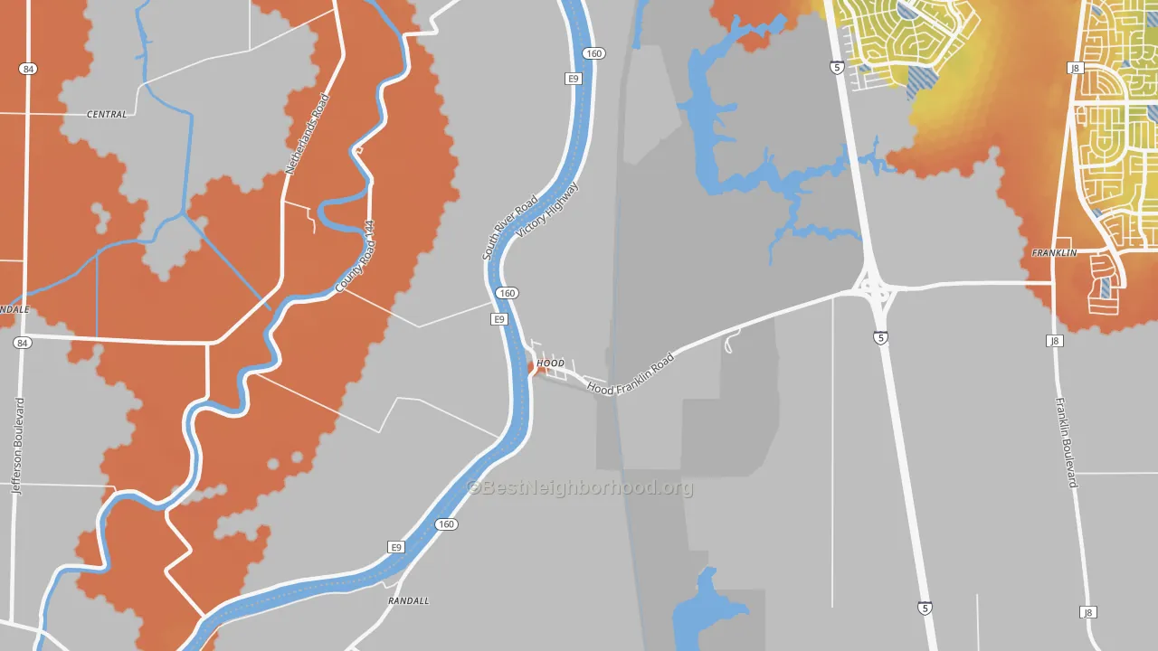 Bike Grade map of 95639, CA