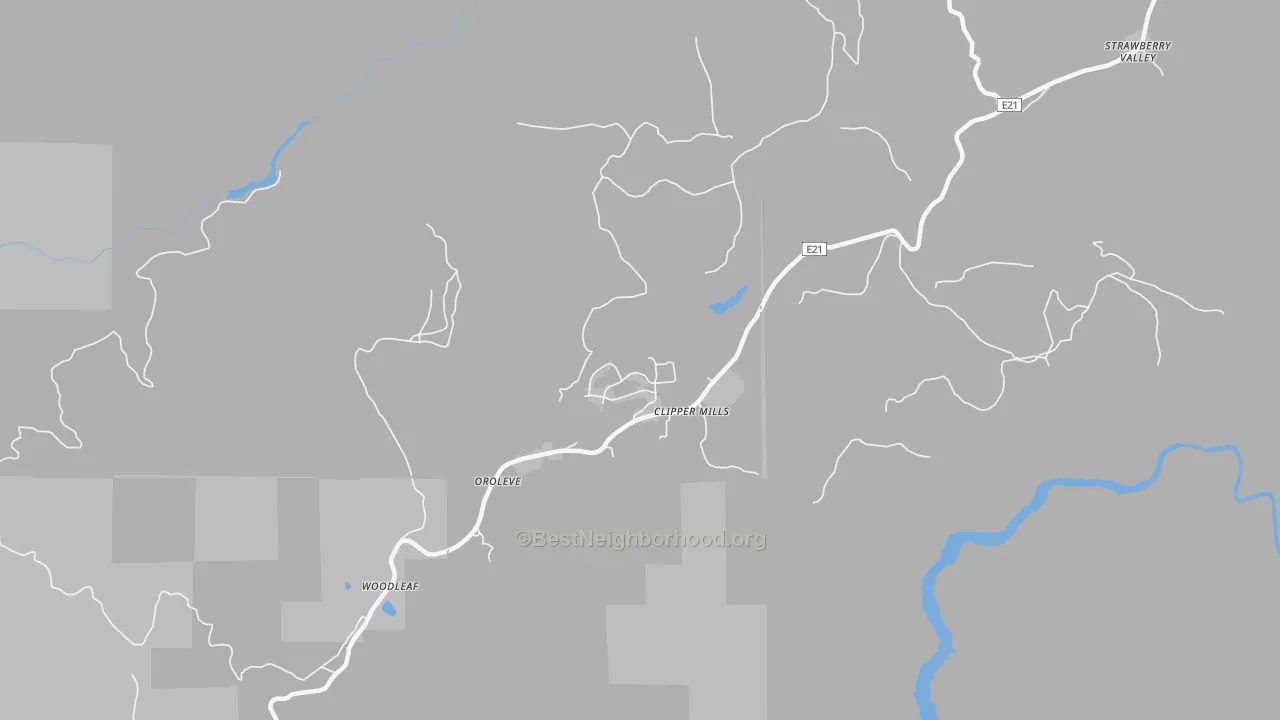 Bike Grade map of 95930, CA