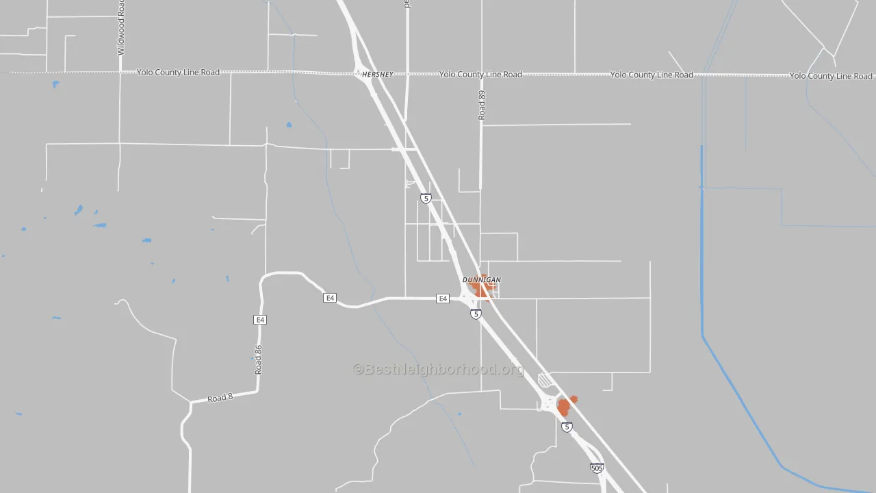 Bike Grade map of 95937, CA