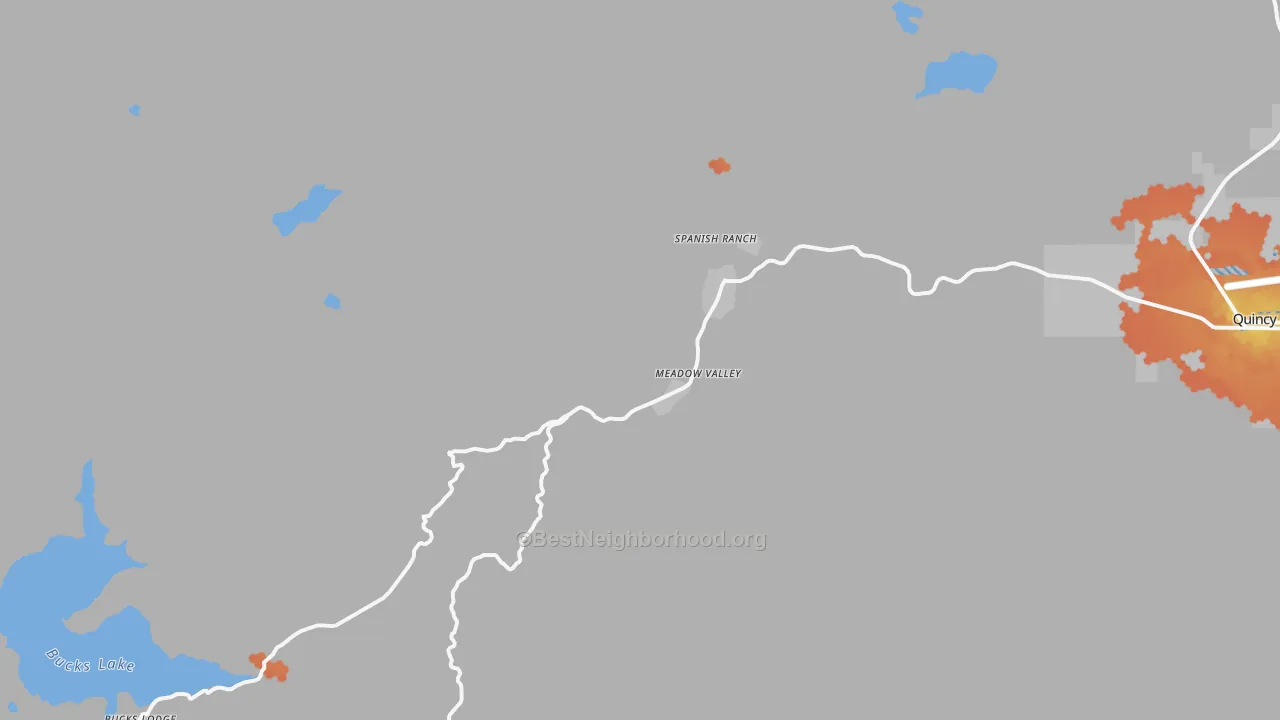Bike Grade map of 95956, CA