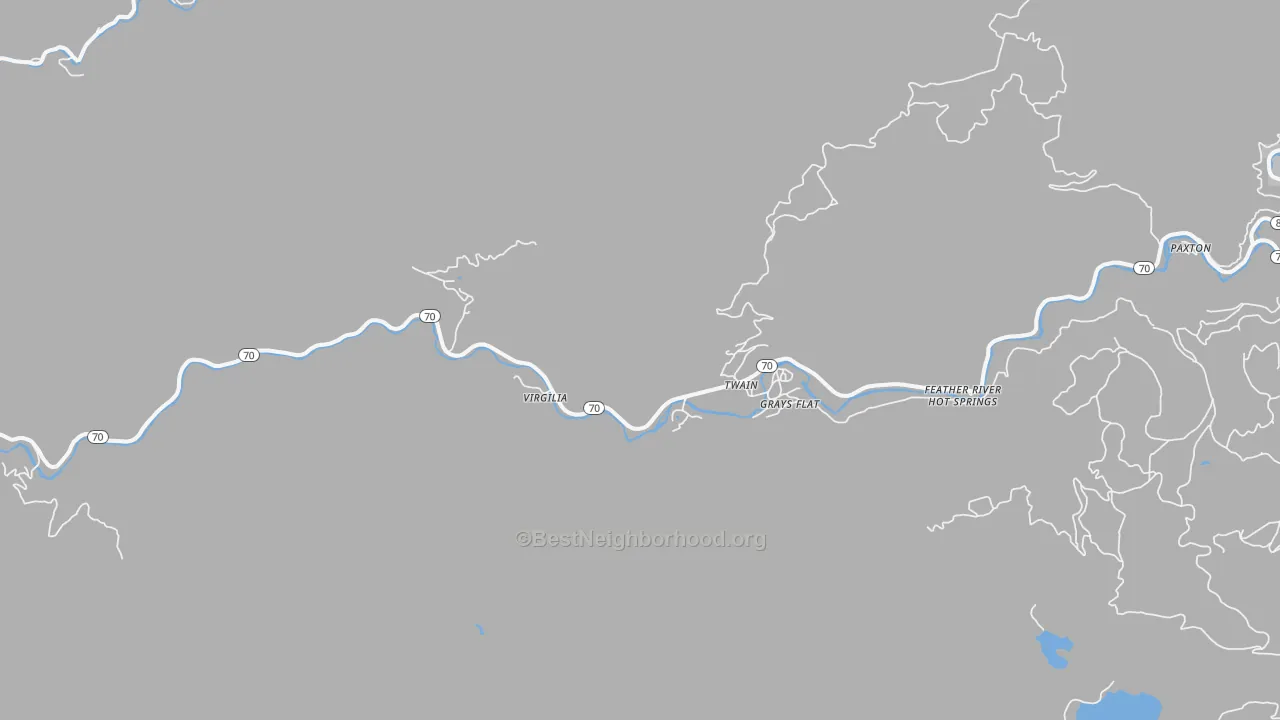 Bike Grade map of 95984, CA