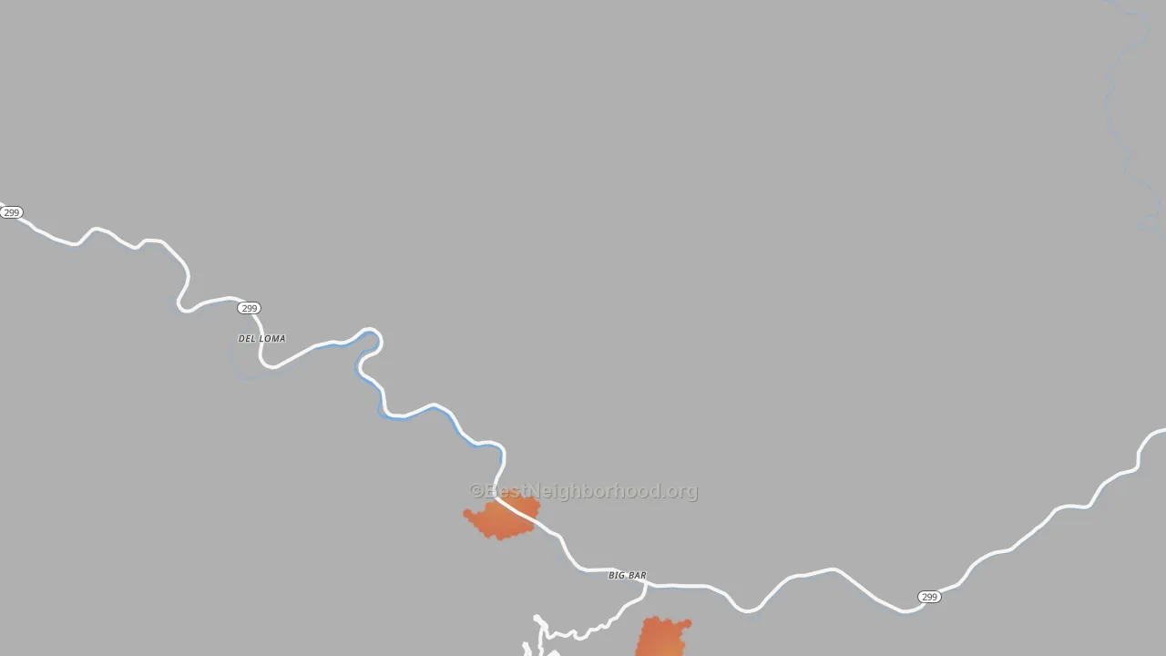 Bike Grade map of 96010, CA