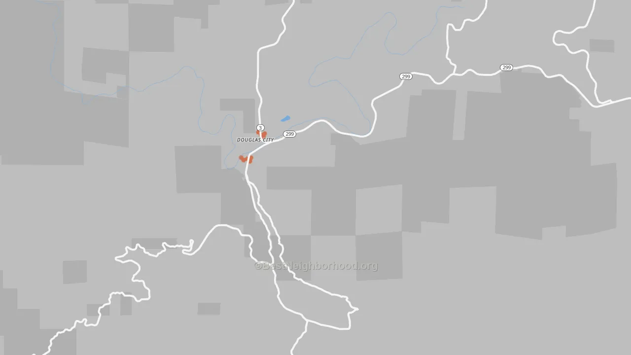 Bike Grade map of 96024, CA