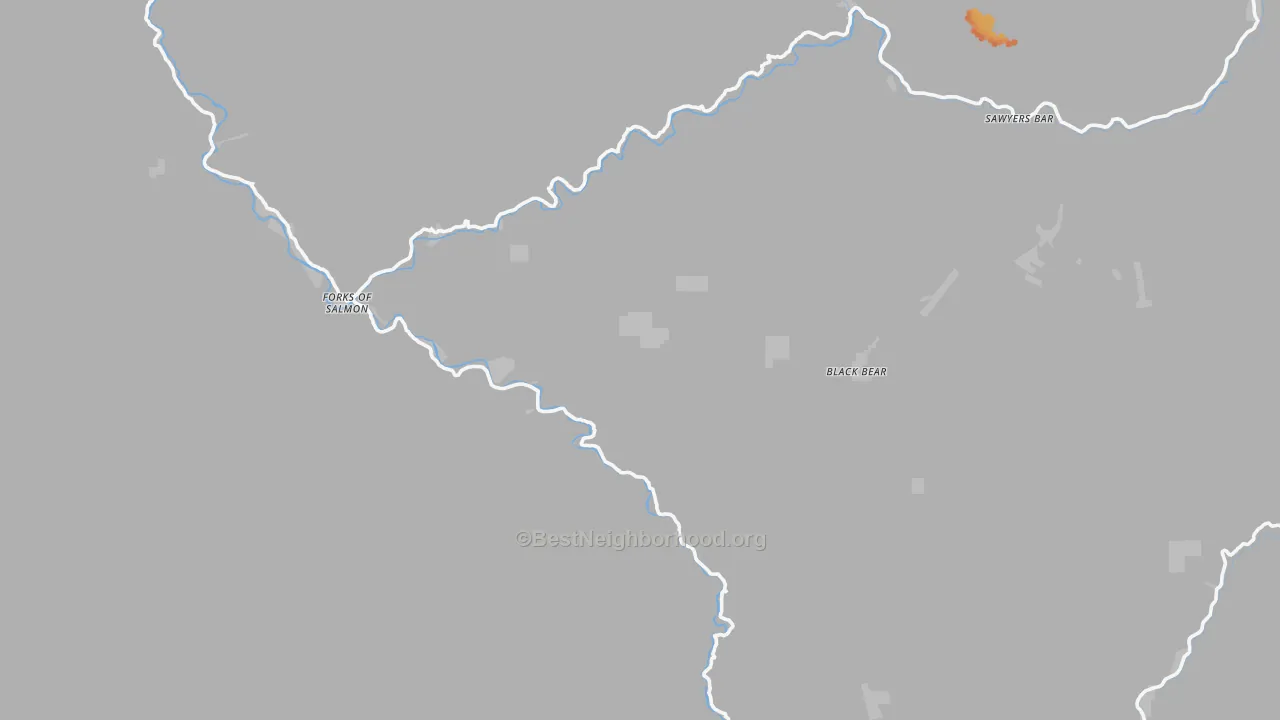 Bike Grade map of 96031, CA