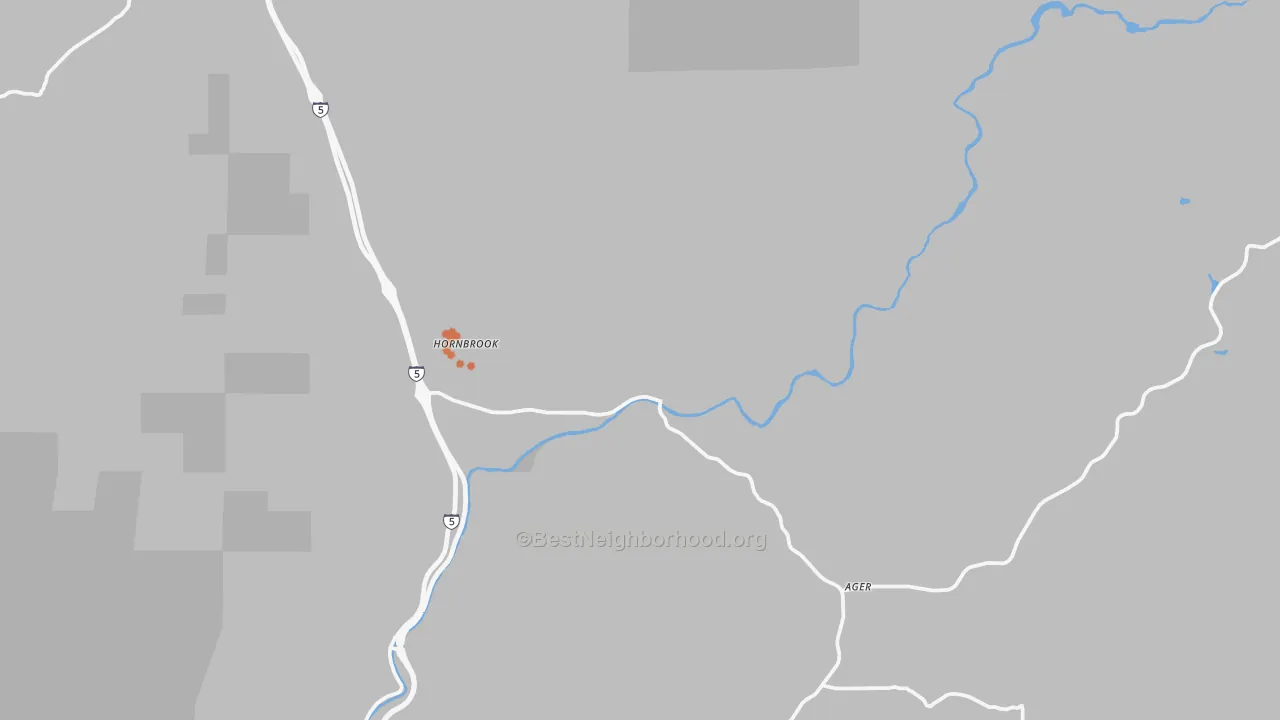 Bike Grade map of 96044, CA