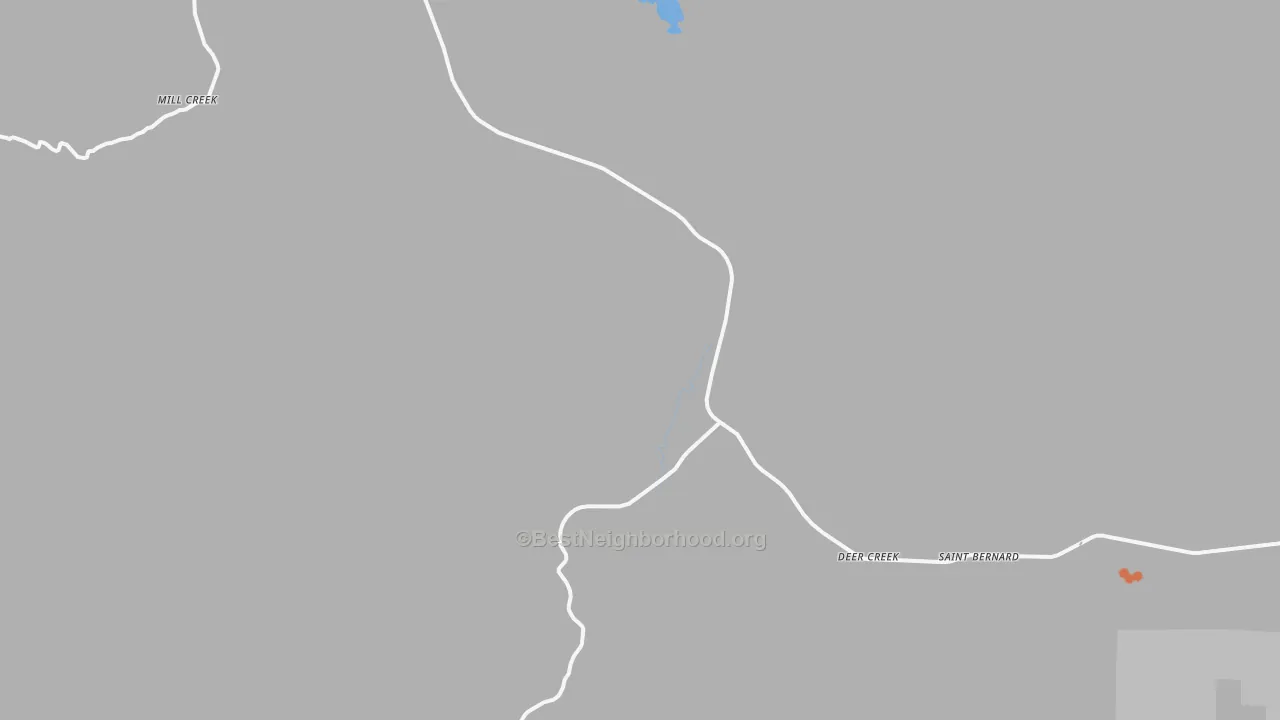 Bike Grade map of 96061, CA