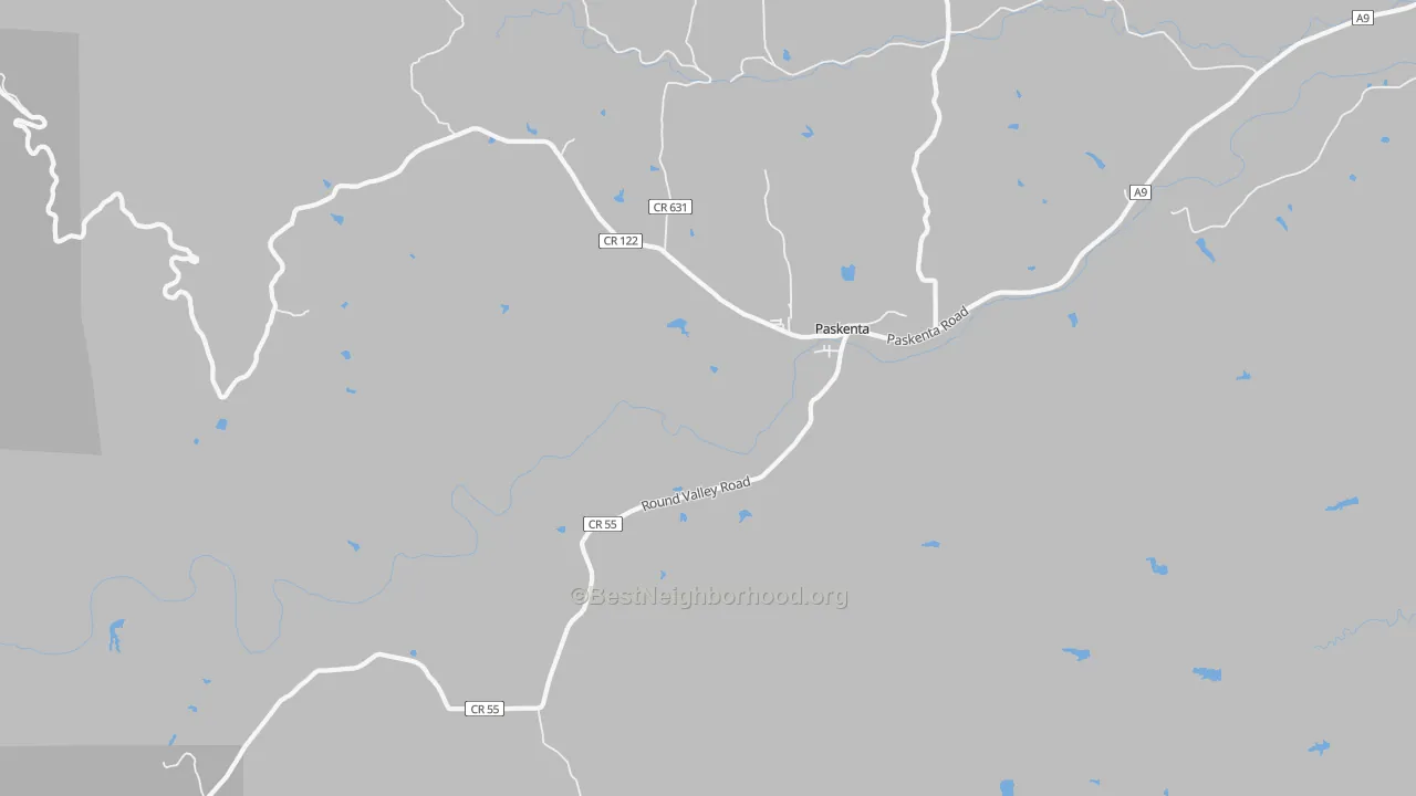 Bike Grade map of 96074, CA