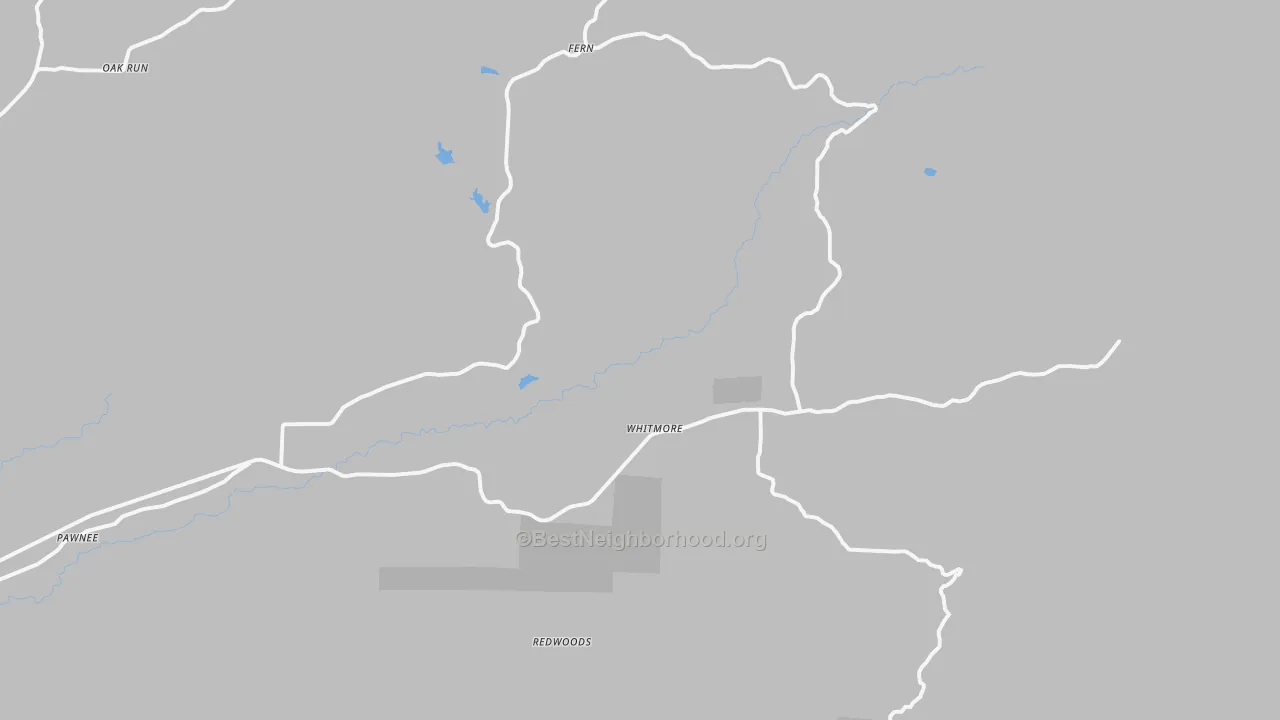 Bike Grade map of 96096, CA