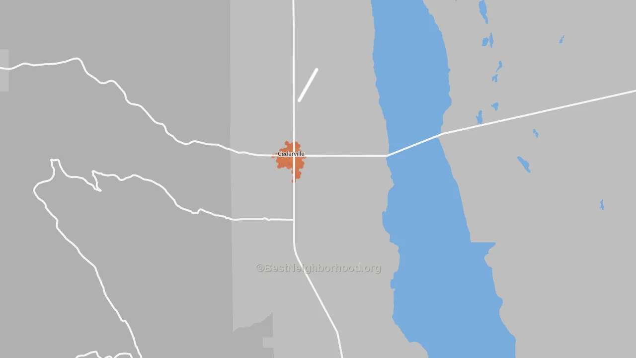 Bike Grade map of 96104, CA