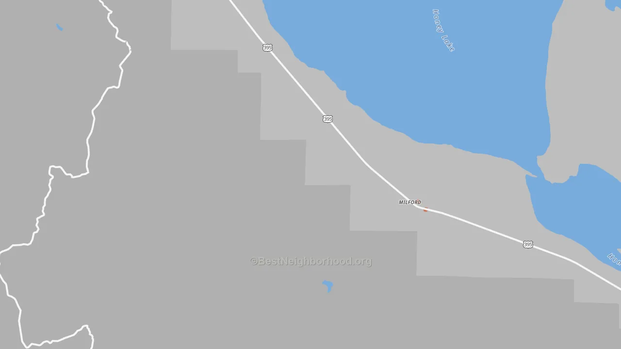 Bike Grade map of 96121, CA