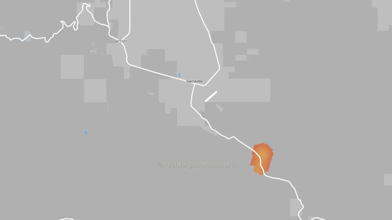 Bike Grade map of 96126, CA