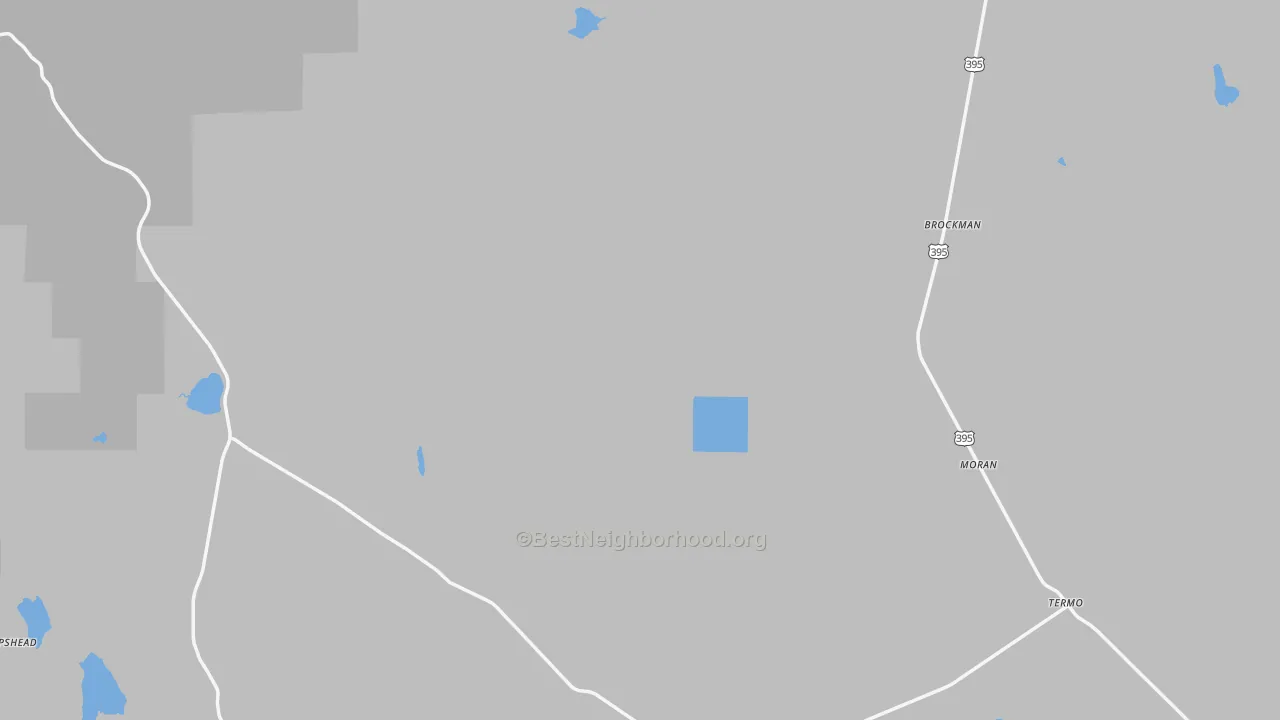 Bike Grade map of 96132, CA