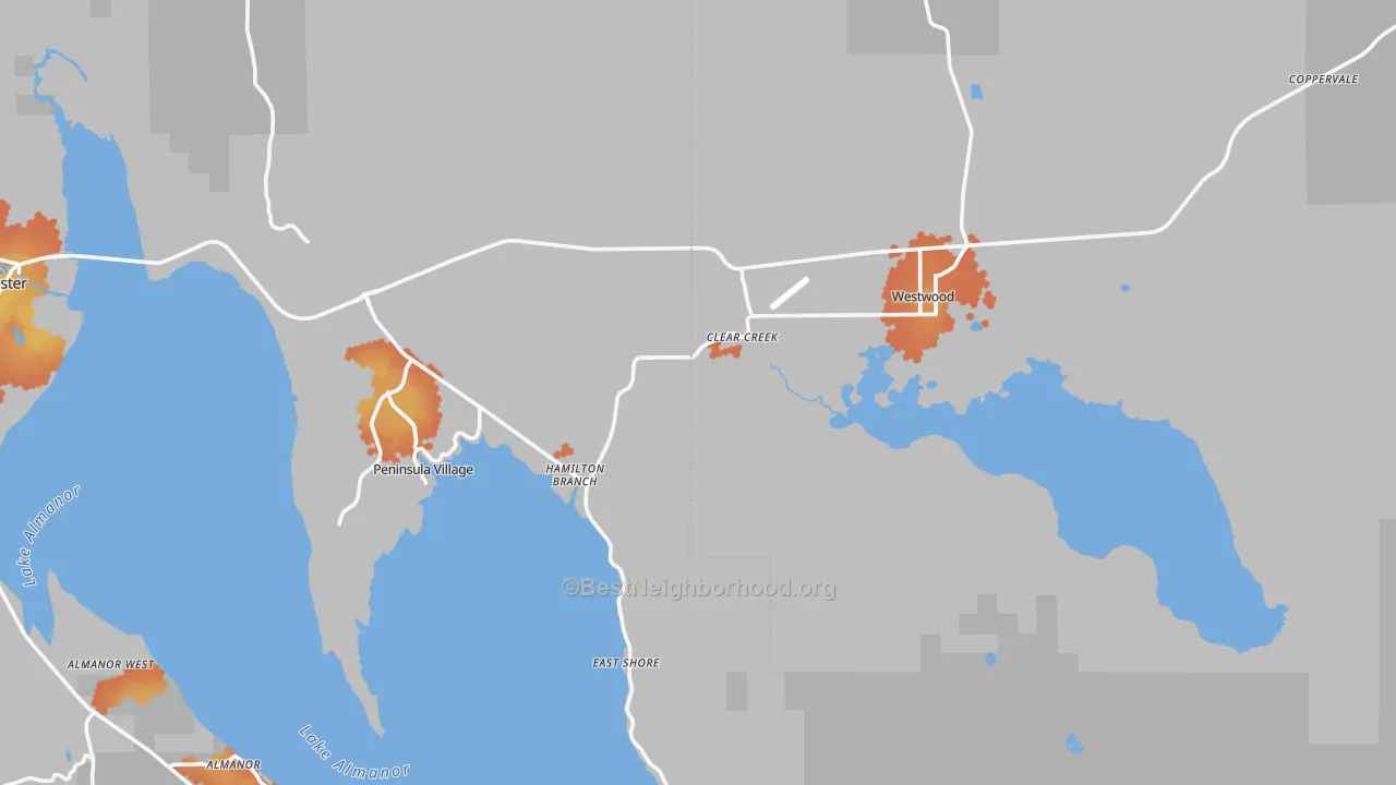 Bike Grade map of 96137, CA