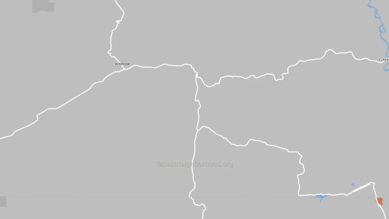 Bike Grade map of 97001, OR