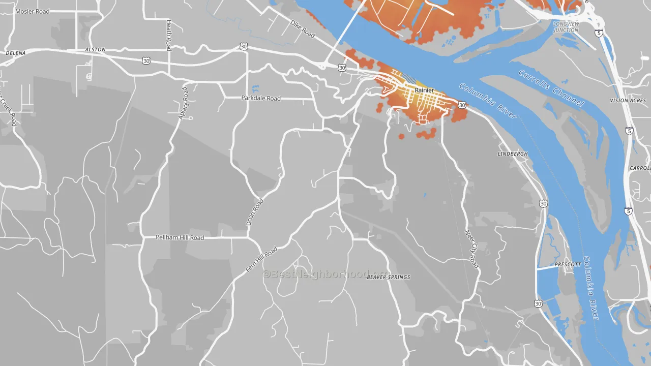 Bike Grade map of 97048, OR