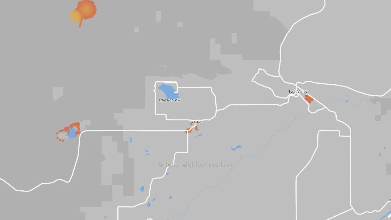 Bike Grade map of 97063, OR