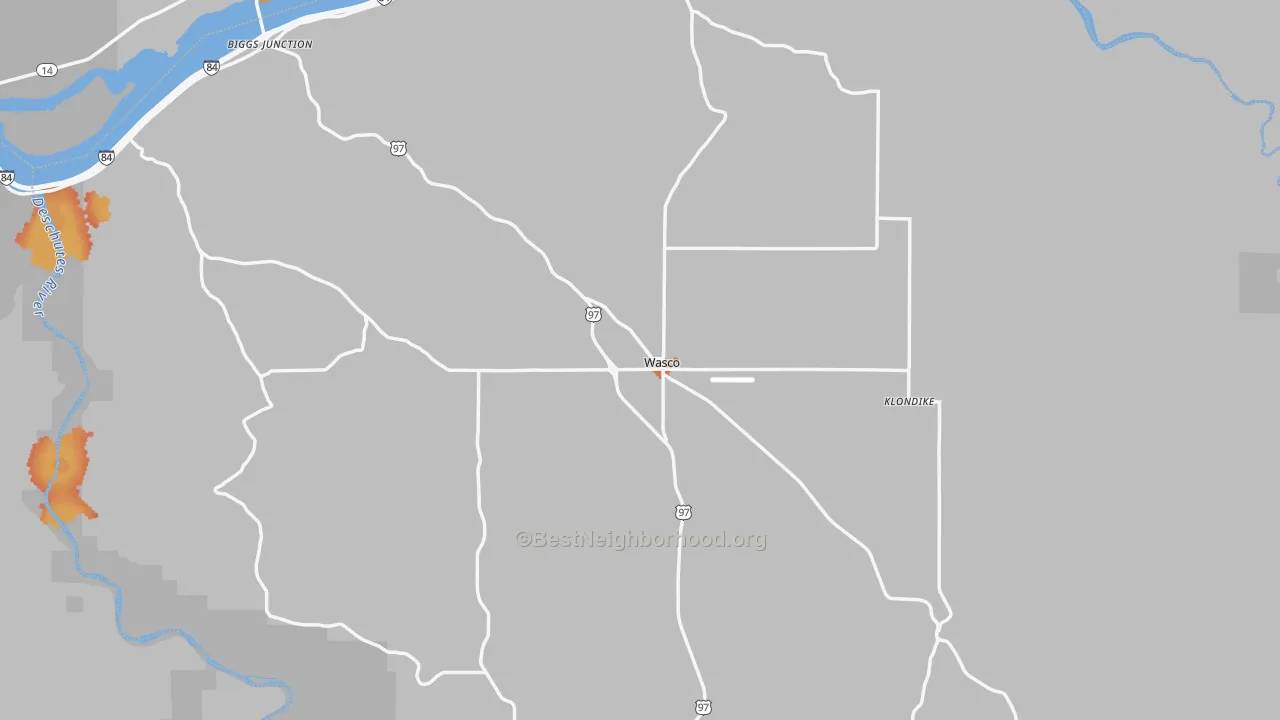 Bike Grade map of 97065, OR