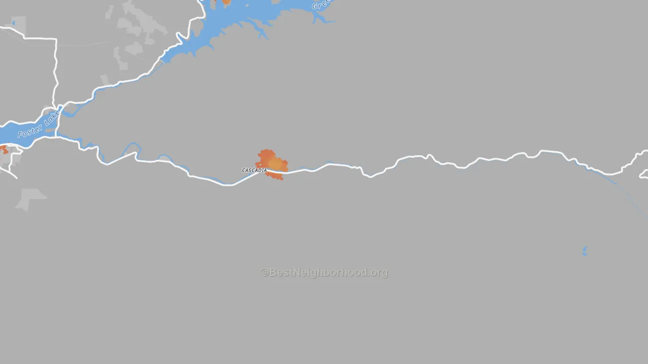 Bike Grade map of 97329, OR