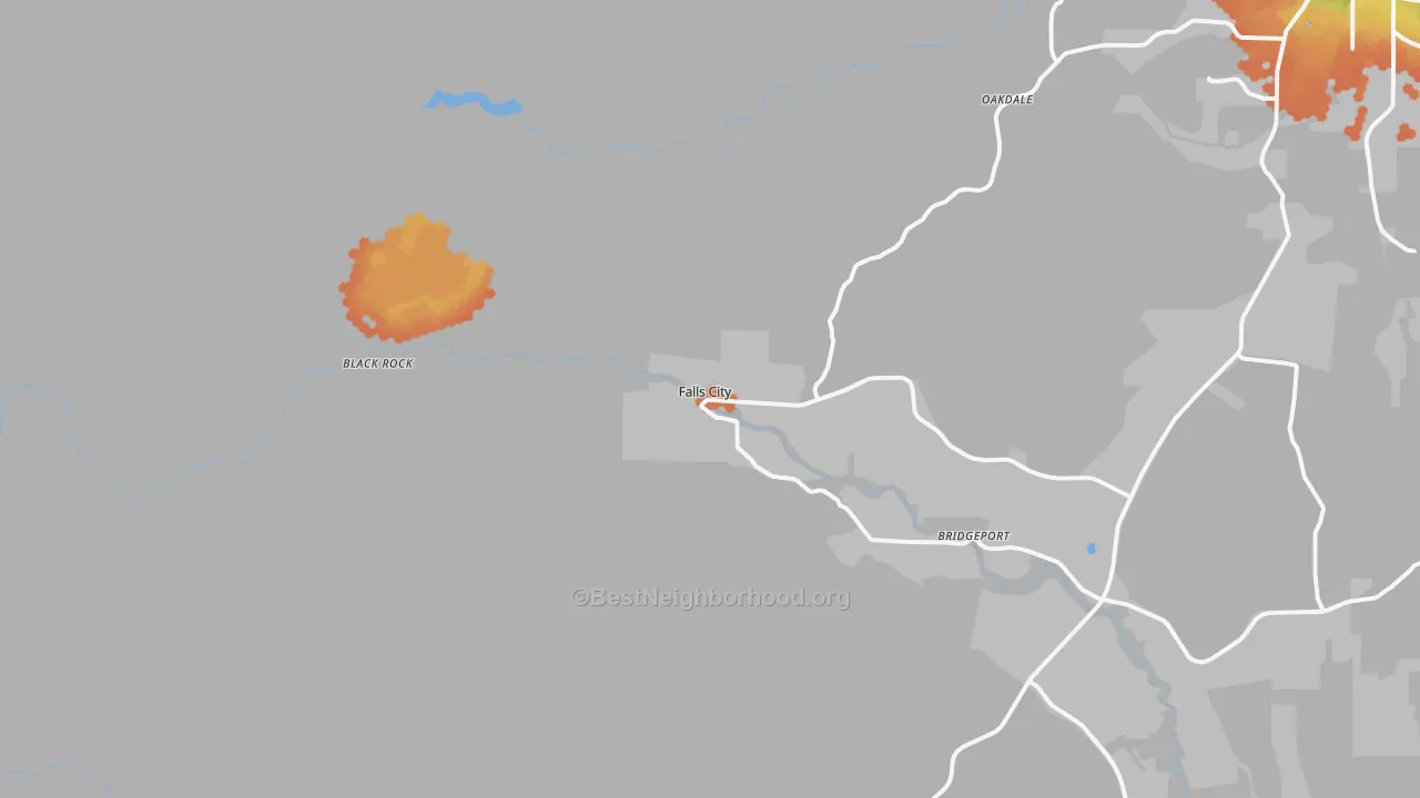 Bike Grade map of 97344, OR