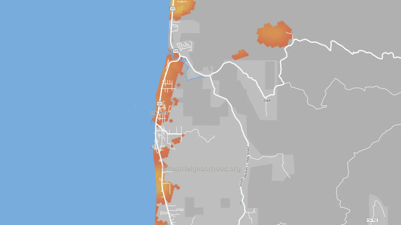 Bike Grade map of 97376, OR
