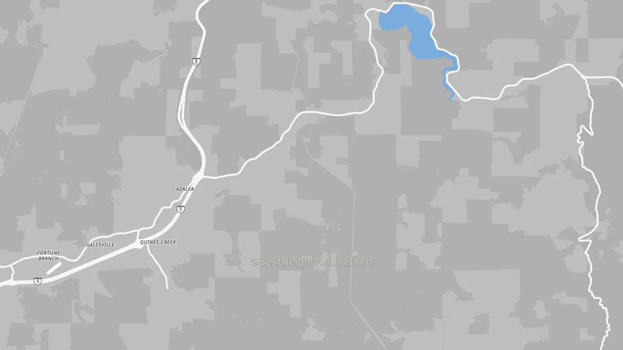 Bike Grade map of 97410, OR