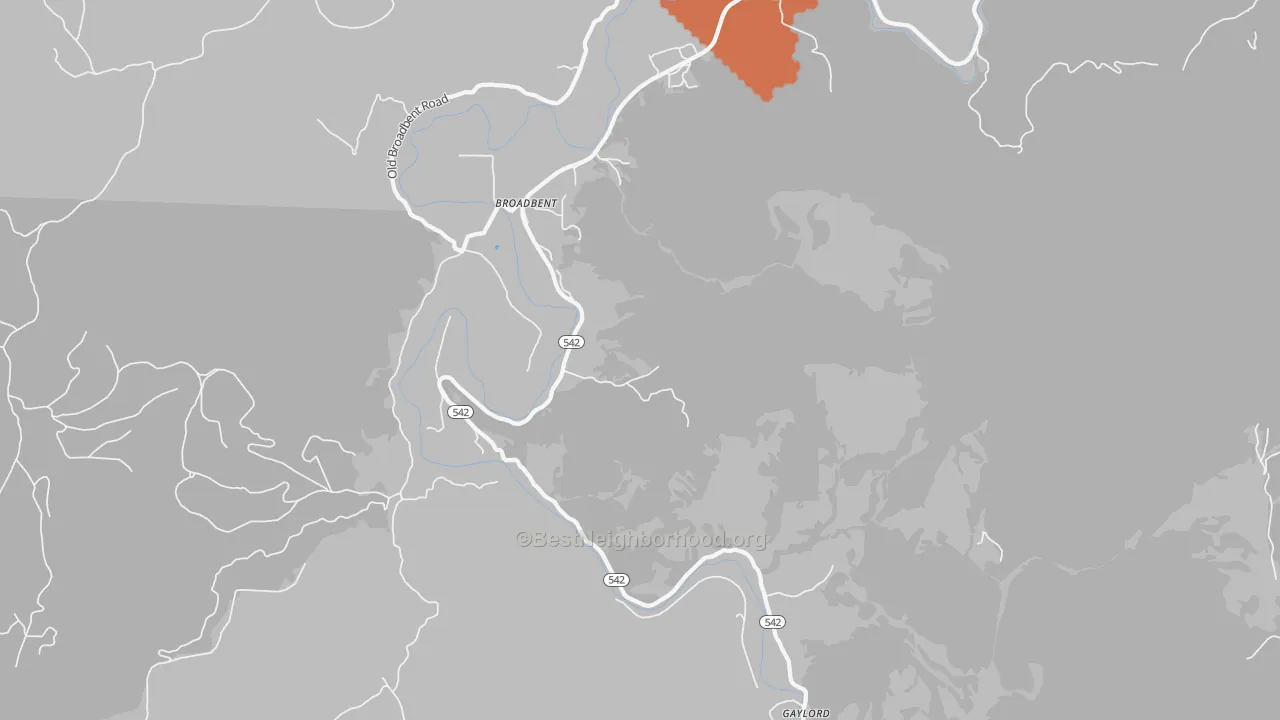Bike Grade map of 97414, OR