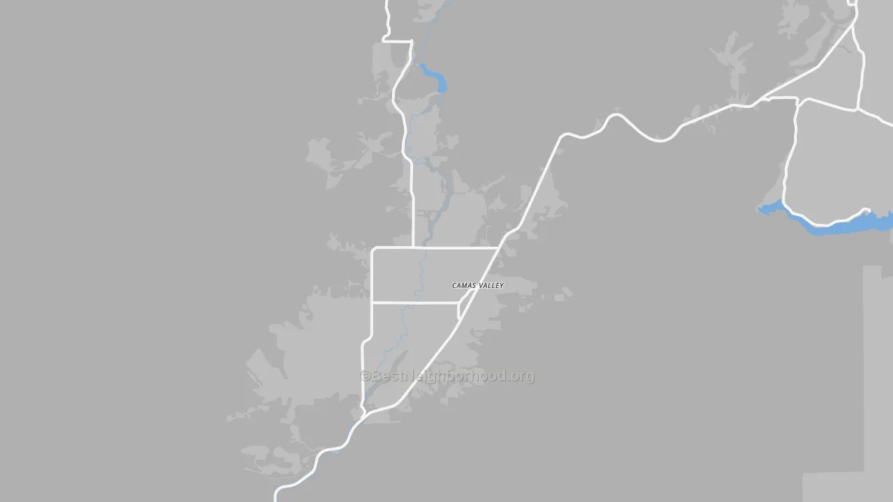 Bike Grade map of 97416, OR