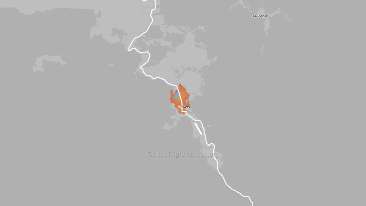 Bike Grade map of 97466, OR