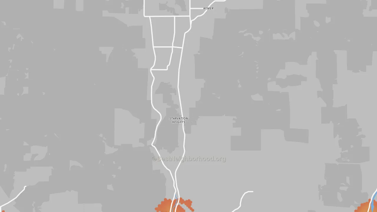 Bike Grade map of 97537, OR