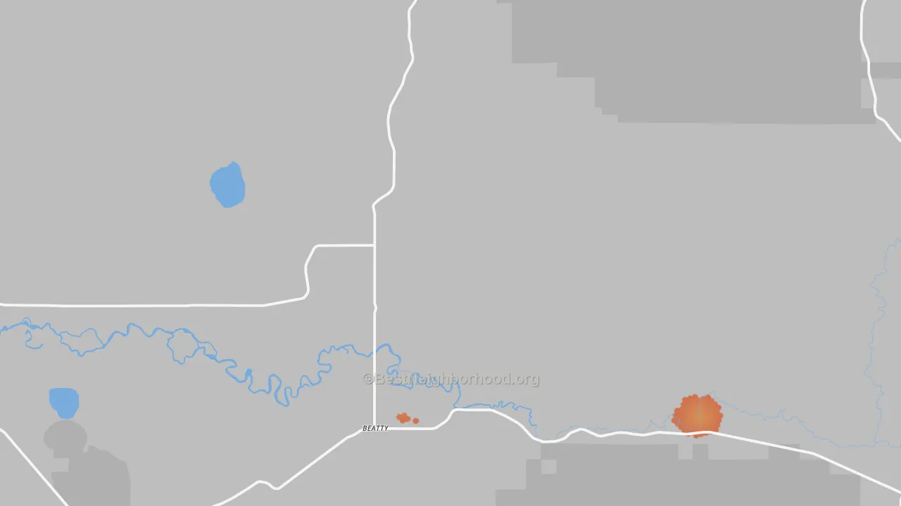 Bike Grade map of 97621, OR